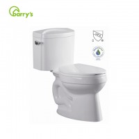 Chaozhou factory Cheap two piece toilet, UPC siphon flushing Water Closet Toilet