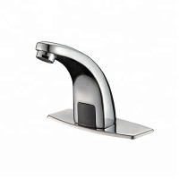 Infrared Single Cold Water Saving Smart Brass Bathroom Induction Touchless Automatic Sensor Water Taps Faucet For Wash Basin