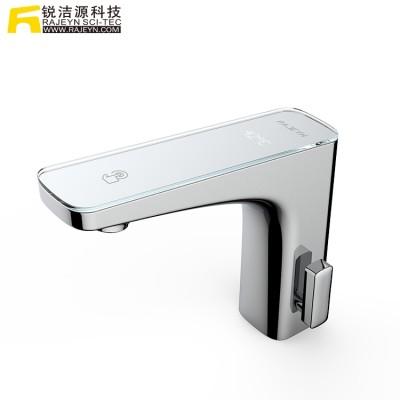 Quality Assurance Temperature Detection Water Save Lavatory Auto Sensor Faucet Mixer